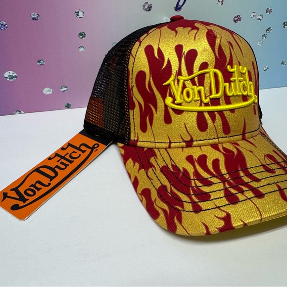 🔥LIM ED VON DUTCH FLAMES HAT - Picture 5 of 9